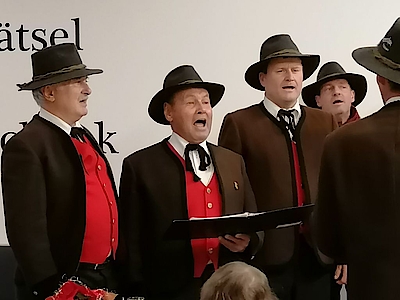 Auftritt des Ellmauer Männerchors am 4. Adventsonntag