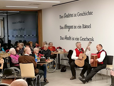 Auftritt des Ellmauer Männerchors am 4. Adventsonntag