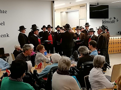 Auftritt des Ellmauer Männerchors am 4. Adventsonntag