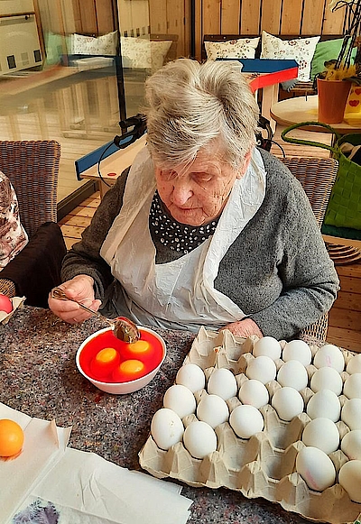 Ostern im Pflegeheim Scheffau