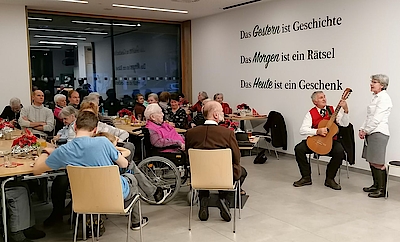 Auftritt des Ellmauer Männerchors am 4. Adventsonntag