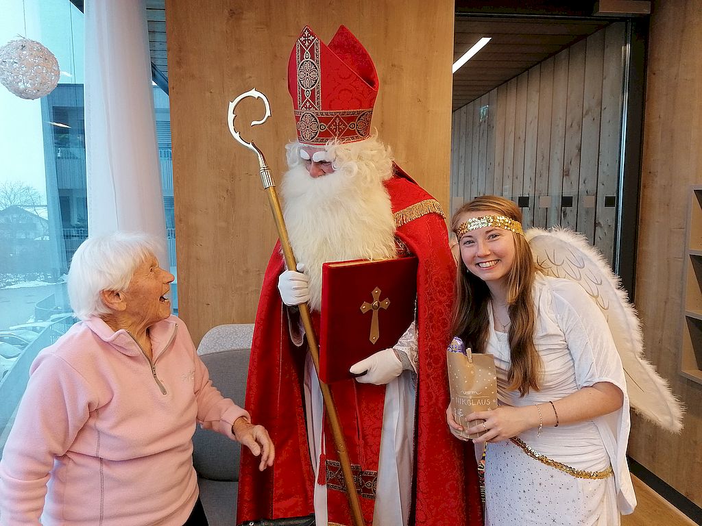 Nikolausbesuch im Sozialzentrum Wilder Kaiser